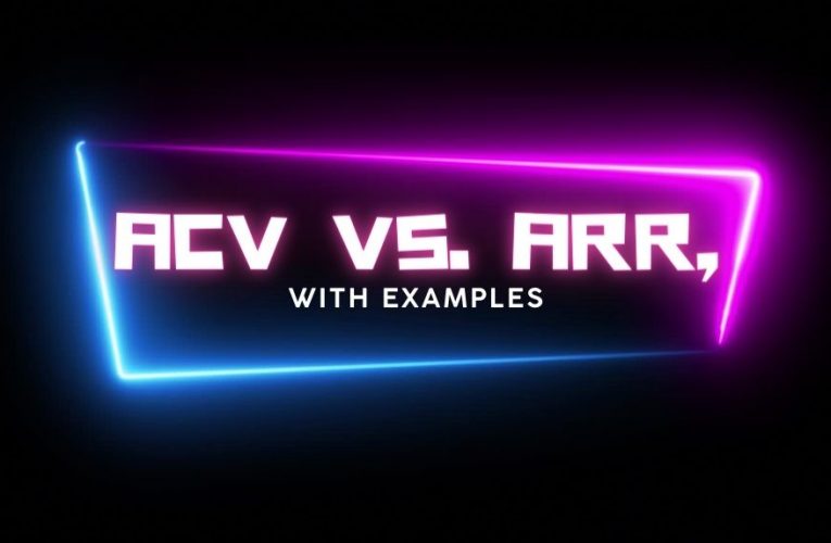 What is ACV in Sales? ACV vs. ARR and Examples