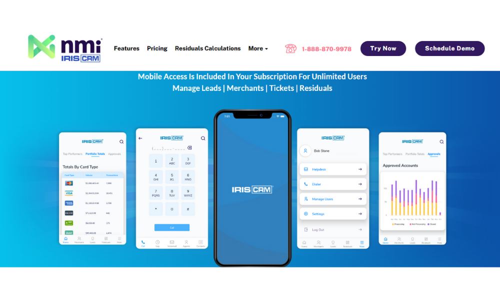 Features of IRIS CRM - Mobile Support for Android and iOS